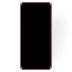 Telefontok Honor 600 5G - piros szilikon hátlap tok-2