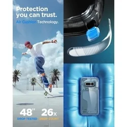 Telefontok Nothing Phone (4a) - SPIGEN Ultra Hybrid Crystal Clear - átlátszó hátlap tok ﻿-4
