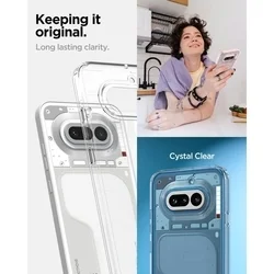 Telefontok Nothing Phone (4a) - SPIGEN Ultra Hybrid Crystal Clear - átlátszó hátlap tok ﻿-8