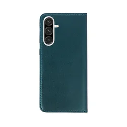 Telefontok Samsung Galaxy S26 FE - Smart Magnetic zöld szilikon keretes mágneses könyvtok-3