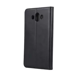 LG K40 Telefontok - Smart Magnetic fekete szilikon keretes mágneses könyvtok-3
