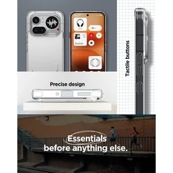Telefontok Nothing Phone (4a) Pro - SPIGEN Ultra Hybrid Crystal Clear - átlátszó hátlap tok-3