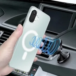 Telefontok Samsung Galaxy A07 4G / LTE - Clear Mag Cover - MagSafe kompatibilis átlátszó hátlap tok-2