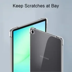 Tablettok Samsung Galaxy Tab A11 8.7 X133 / X135 - Tech-Protect Flexair - átlátszó ütésálló, hátlapi tablet tok-5