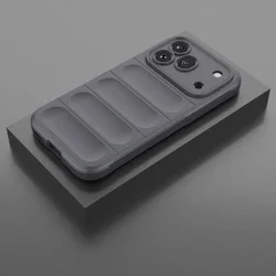 Telefontok Honor 600 Pro 5G - Pastel Armor - fekete szilikon hátlap tok-2