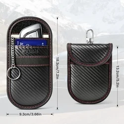 Tech- Protect KLR100 - Univerzális jelblokkoló tok (Rfid), carbon mintás fekete/piros-6