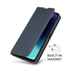 Telefontok Honor 600 5G - OBAL:ME SmoothTouch sötétkék könyvtok-3