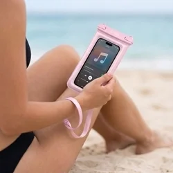 Tech-Protect UWC7 - pink, vízálló lebegő tok (6,9 coll-ig)-5