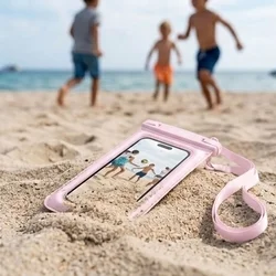 Tech-Protect UWC7 - pink, vízálló lebegő tok (6,9 coll-ig)-8