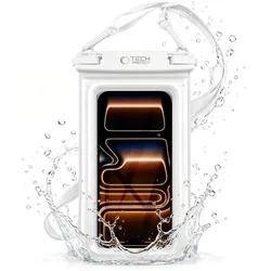 Tech-Protect UWC7 - fehér, vízálló lebegő tok (6,9 coll-ig)-4