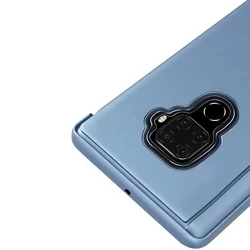 Huawei Mate 30 Lite Telefontok - kék Clear View Tok-3