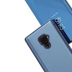 Huawei Mate 30 Lite Telefontok - kék Clear View Tok-4