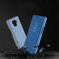 Huawei Mate 30 Lite Telefontok - kék Clear View Tok-6