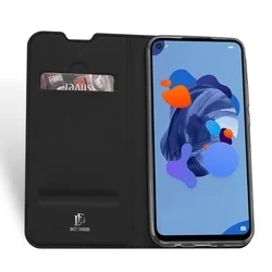 Huawei Mate 30 Lite Telefontok - Dux Ducis fekete kinyitható tok-3