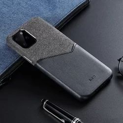 iPhone 11 PRO MAX Telefontok - ESR Metro Wallet szövet-műbőr kemény, elegáns hátlaptok-9