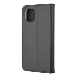 iPhone 11 Telefontok - Fekete ráhajtófüles könyvtok-1