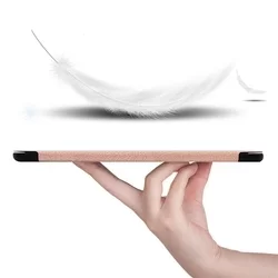 Samsung Galaxy Tab S6 Tablettok (SM-T860, SM-T865) - rose gold smart case-3