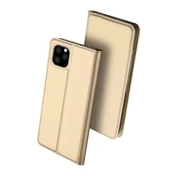 iPhone 11 PRO MAX Telefontok - Dux Ducis arany kinyitható tok-1