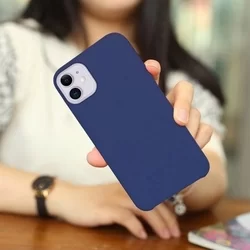 iPhone 11 Telefontok - szilvakék szilkon tok-3