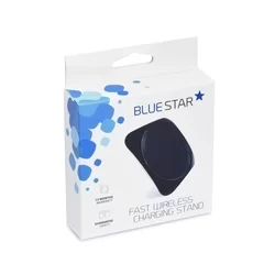 Blue Star Telefon töltő TFK-WC-109 - fekete vezeték nélküli (Wireless) töltőpad 2A 10W + fekete MicroUSB kábel-2