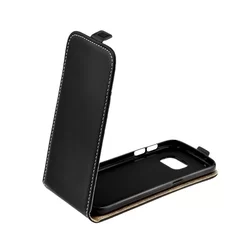 Samsung Galaxy A50s Telefontok - Lefelé nyíló Flexi Fliptok fekete-1