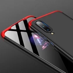 Telefontok Samsung Xiaomi Mi A3 hátlap - GKK Protection 3in1 - fekete-piros-2