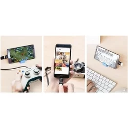 BASEUS CATOTG-01 - USB bemenet TYPE-C kimenet, fekete adapter-1
