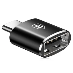BASEUS CATOTG-01 - USB bemenet TYPE-C kimenet, fekete adapter-5