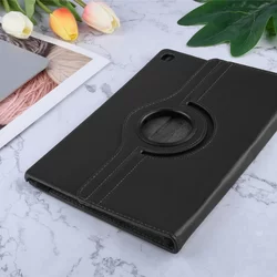 Samsung Galaxy Tab S5e 10.5 Tablettok (10.5 col) - fekete fordítható műbőr tablet tok-4