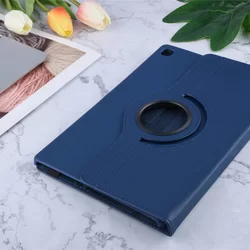 Samsung Galaxy Tab S5e 10.5 Tablettok (10.5 col) - kék fordítható műbőr tablet tok-5
