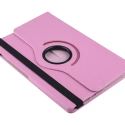 Samsung Galaxy Tab S5e 10.5 Tablettok (10.5 col) - pink fordítható műbőr tablet tok-5