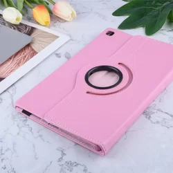 Samsung Galaxy Tab S5e 10.5 Tablettok (10.5 col) - pink fordítható műbőr tablet tok-6