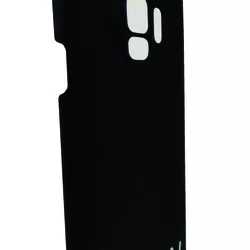 Samsung Galaxy S9 G960 Telefontok - fekete soft touch PC tok-1