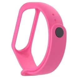 Okosóra szilikon szíj - Xiaomi Mi Band 4 / Band 3 - pink szilikon-1