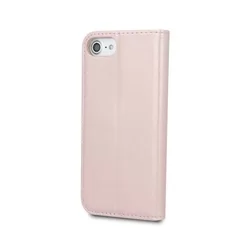 Xiaomi Redmi Note 8 / Note 8 2021 Telefontok - Smart Magnetic rose gold szilikon keretes mágneses könyvtok-2