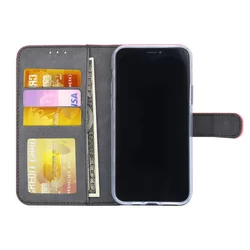 iPhone 11 Pro Telefontok - piros ráhajtófüles könyvtok-3