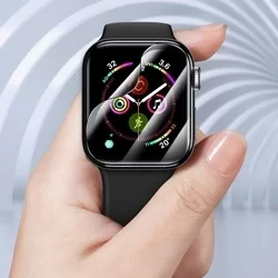 Okosóra fólia Apple Watch Series 4 40mm - Baseus fekete keretes-3