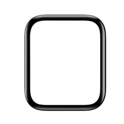 Okosóra fólia Apple Watch Series 4 40mm - Baseus fekete keretes-5