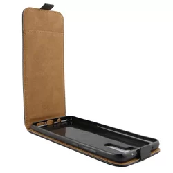 Xiaomi Redmi Note 8 Pro Telefontok - fekete flexi fliptok-1