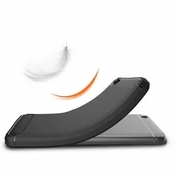 Xiaomi Redmi GO Telefontok - Forcell CARBON fekete szilikon tok-1