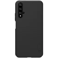Telefontok Honor 20 / Huawei nova 5T - Nillkin Super Frosted fekete tok-1