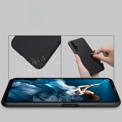 Telefontok Honor 20 / Huawei nova 5T - Nillkin Super Frosted fekete tok-6