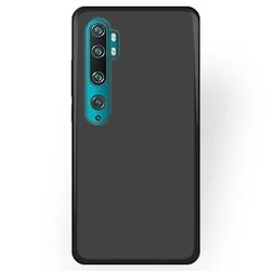 Xiaomi Mi Note 10 / Mi Note 10 Pro Telefontok - fekete szilikon tok-1