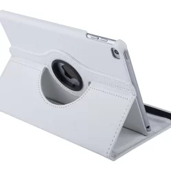 iPad Mini 4 (2015) / Mini 5 (2019) Tablettok - fehér fordítható műbőr tablet tok-2