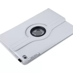 iPad Mini 4 (2015) / Mini 5 (2019) Tablettok - fehér fordítható műbőr tablet tok-4