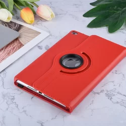 iPad Mini Mini 4 (2015) / Mini 5 (2019) Tablettok - piros fordítható műbőr tablet tok-6