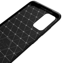 Samsung Galaxy S20+ (S20 Plus) Telefontok - Forcell CARBON fekete szilikon tok-1