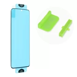 Samsung Galaxy S20+ (S20 Plus) védőfólia  - 0,15 mm flex 3D Fekete keretes fólia (az íves részre is ráhajlik)-6