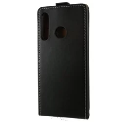 Telefontok Honor 20 Lite / Honor 20e - Lefelé nyíló Flexi Fliptok fekete-2