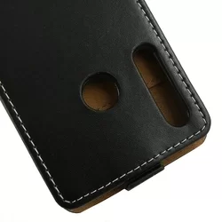 Telefontok Honor 20 Lite / Honor 20e - Lefelé nyíló Flexi Fliptok fekete-3